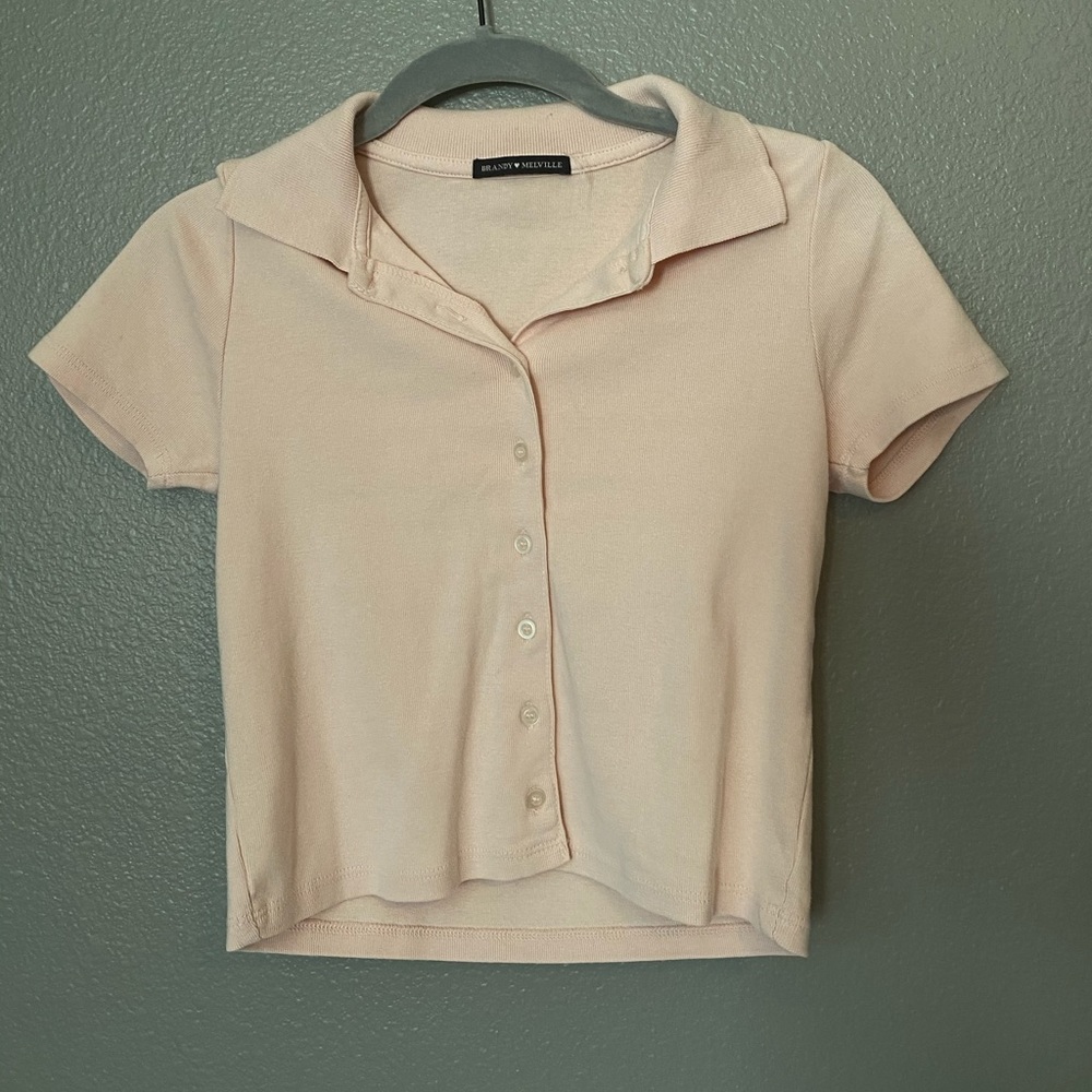 brandy melville lightly worn button up